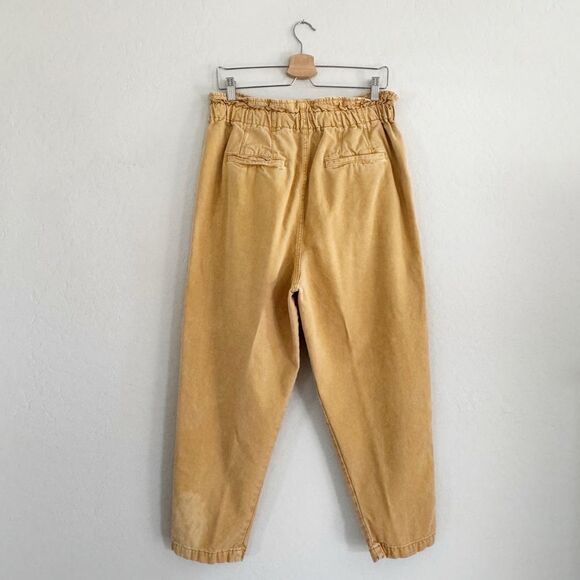 Free People High Rise Margate Pleated Trouser Pants Size M - Picture 8 of 14